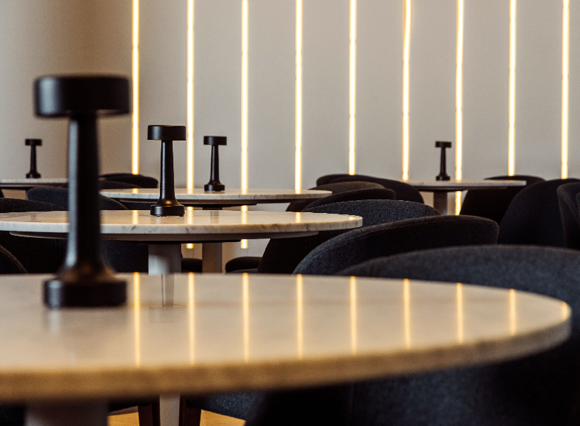Tables at Vela